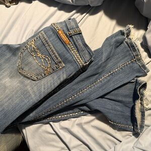 Cowgirl Tuff Light Blue Boot Cut Jeans